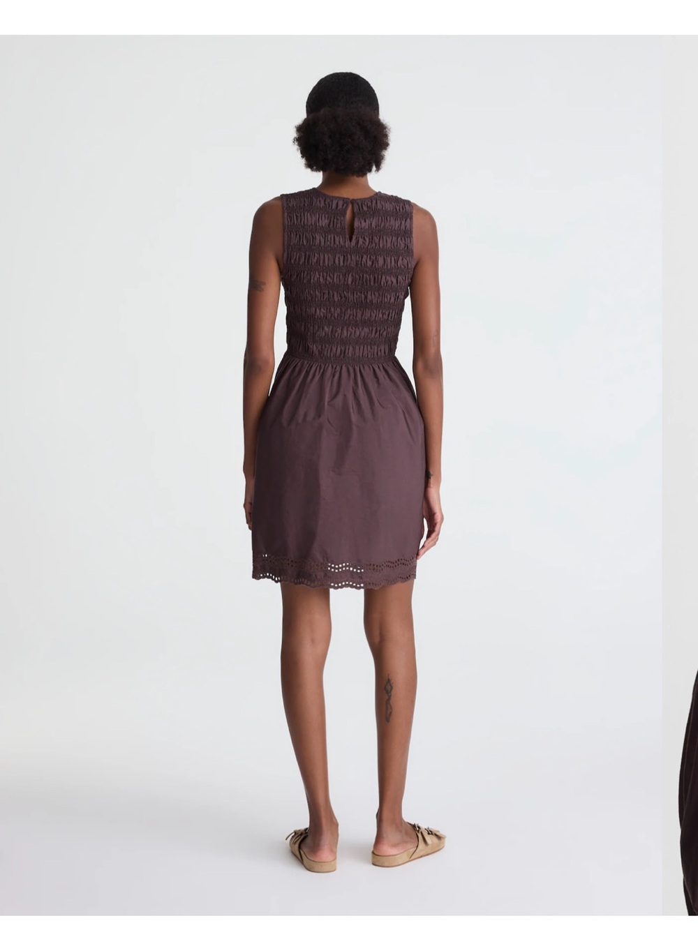 NWT Madewell The Embroidered Melody Smocked Mini Dress XL - Picture 3 of 13